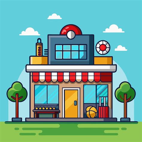 Sports Shop Cartoon 的图像结果