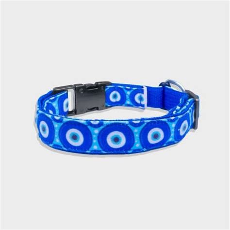 Buy That Dog In Tuxedo Turkish Evil Eye Dog Collar (Size S) Blue Online ...