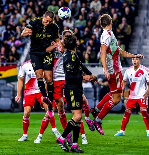 Denis Bouanga scores 2 goals as LAFC routs New England - Orange County ...