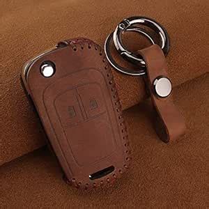 Generic KEYYOU Leather Keychain Car Key Cover Case for Chevrolet Cruze ...