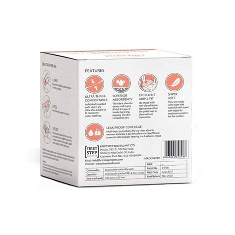 Sirona Disposable Maternity Breast Pads - Cureka