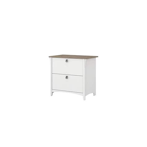 Buy Scranton & Co Furniture Salinas 2 Drawer File Cabinet in White ...