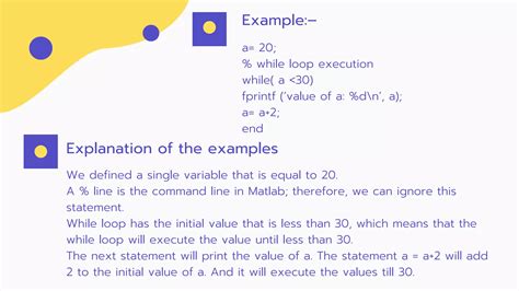 Nested While Loop MATLAB 的图像结果