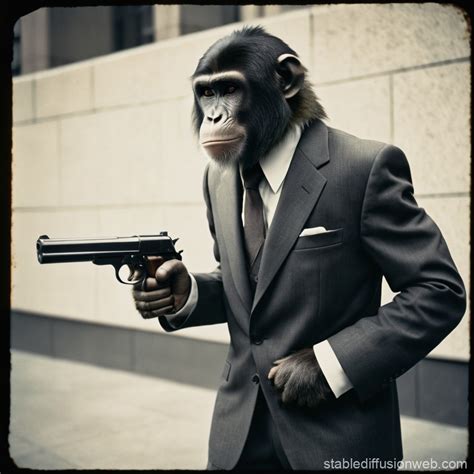 Monkey in a Suit | Stable Diffusion Online