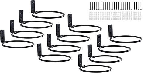 Unique Art 12x/Set Plants Ring Holder Flower Pot Holder Wall Mounted ...