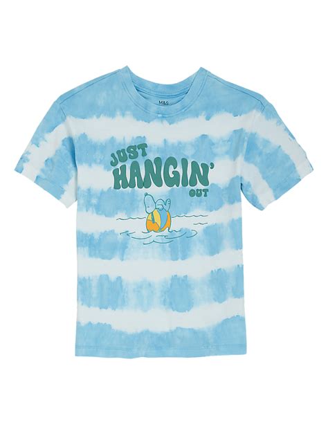 Buy Pure Cotton Snoopy™ Tie Dye T-Shirt (2-7 Yrs) at Marks & Spencer