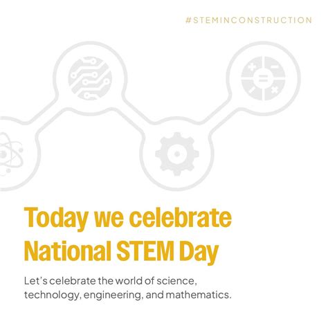 Today we celebrate National STEM Day where we unite to celebrate the ...