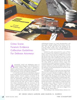 Image result for Firearm Evidence Collection Procedure