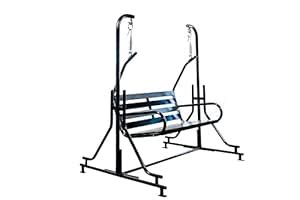 Vachheta Naresh 2-Seater Indoor & Outdoor Swing - Black and Grey (50kg ...