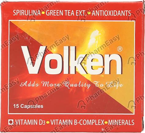 Buy Volken Strip Of 15 Capsules Online & Save Up to 24% at PharmEasy