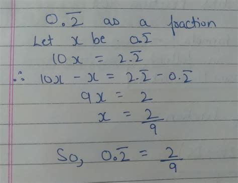 -0.2_ repeating as a fraction - Brainly.in
