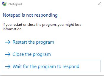 Image result for Windows Programs Not Responding
