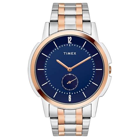Buy TIMEX Analog Watch for Man with Blue Round Dial & Multicolor ...