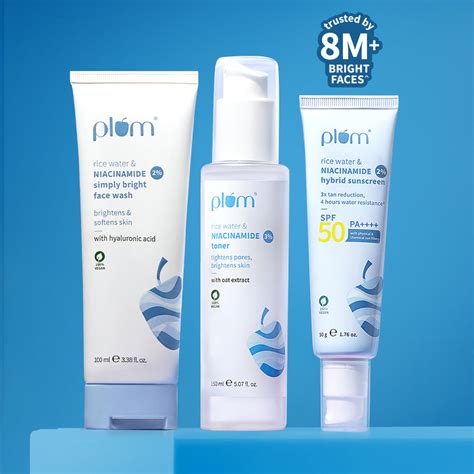 Brightens Skin | Fades Blemishes | Tightens Pores | SPF50 PA++++ – Plum