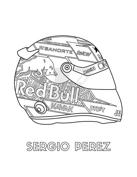 Red Bull F1 Coloring Pages Coloring Pages
