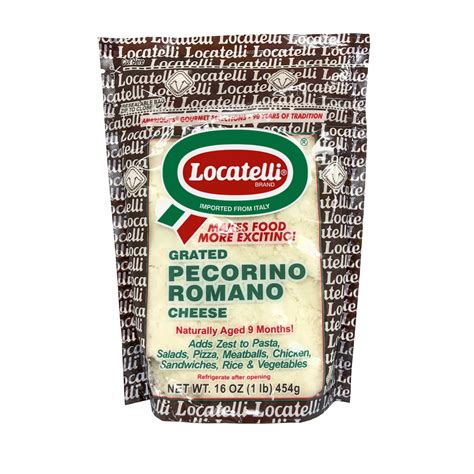 Locatelli Grated Pecorino Romano, 16 oz. | BJ's Wholesale Club