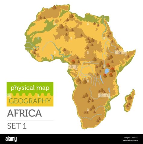 Map Of Physical Features Of Africa East Africa. Physical Features.