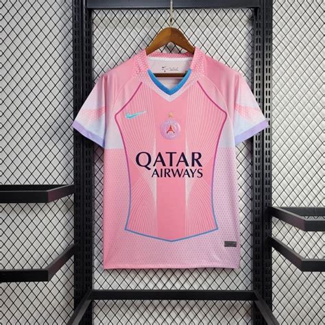 PSG Pink Special Edition Jersey Paris Saint Germain Football Shirt ...