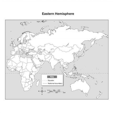 Printable Blank Map Of Eastern Hemisphere - Printable Free Templates