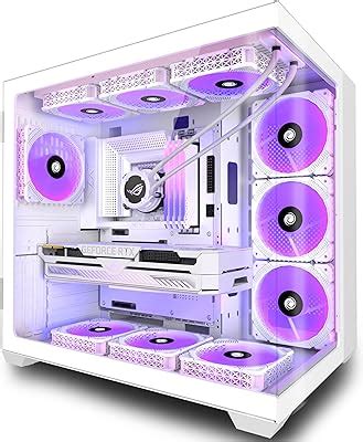 AMANSON PC CASE ATX 9 PWM ARGB Fans Pre-Installed, Mid-Tower India | Ubuy