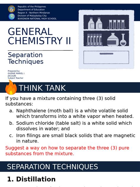 Image result for Types of Separation Methods