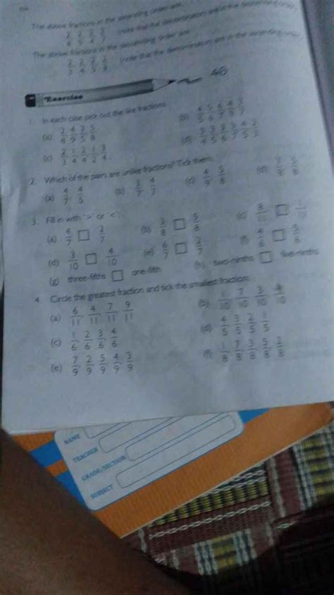 Image result for Exercises Using Fractions