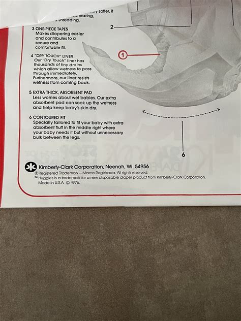 Vintage Kleenex Huggies Baby Diaper Bag Packaging RARE Prop Staging | eBay