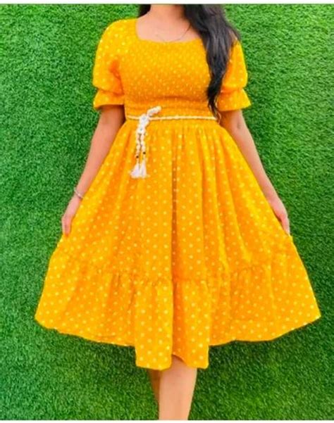 Polka Dot Dress (पोल्का डॉट ड्रेस) - Buy Polka Dot Dresses online at ...