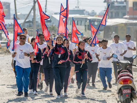 Peace Run in Nepal | The Sri Chinmoy Oneness-Home Peace Run
