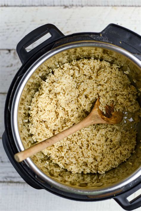 Perfect Instant Pot Brown Rice - Shane & Simple