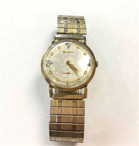 Vintage Bulova 10k Gold Filled, Stretch Band Watch | eBay