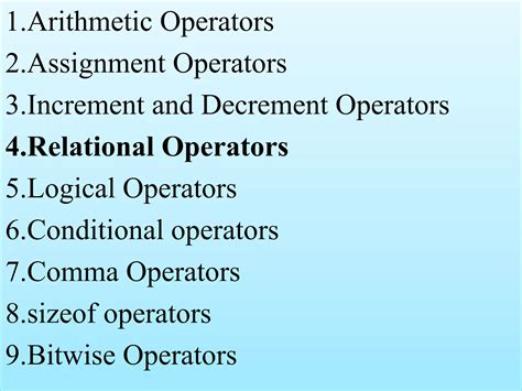 Image result for Relational Operators
