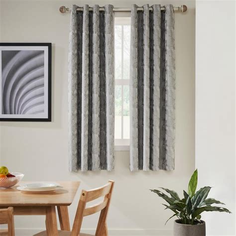 Buy DECO WINDOW Mineral Grey Set of 2 Blackout Window Curtains - 5ft ...