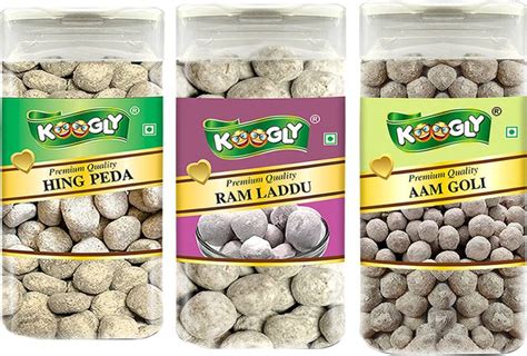 Koogly Premium Quality After Meal Digestive Hing Peda, Ram laddu,, Aam ...