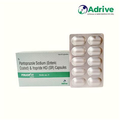 Pinjop IT - Pantoprazole Sodium (Enteric Coated) & Itopride HCI (SR ...