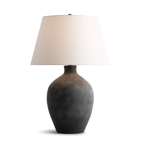 Reese Table Lamp - black ceramic | FlowDecor