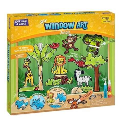Imagimake-Window Art Jungle Kit – Juplay World