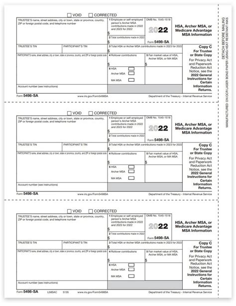 2023 Hsa Form - Printable Forms Free Online