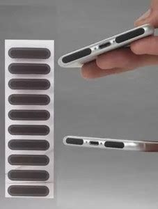 SANEHA Mobile Dust Protector Speaker Net Sticker(5short & 5 long pcs ...