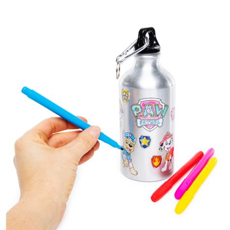 Draw your Own Paw Patrol Water Bottle Activity Kit – Well Played Toys