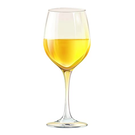 A glass of white wine on a transparent background 45721216 PNG