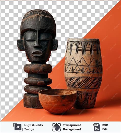 Premium PSD | Transparent background psd realistic photographic ethnographer_s cultural artifacts