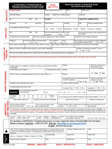 2020-2026 NV Form C-3 - Fill Out, Sign & Share Online | pdfFiller
