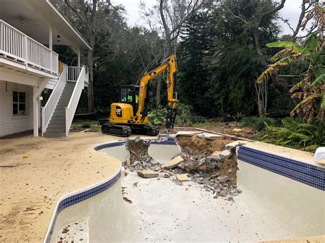 Bobcat Vinnie | Swimming Pool Removal | Raleigh, NC