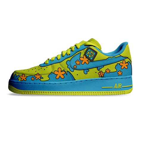 Custom The Mystery Machine (scooby doo) Af1 – KKix Custom Sneakers