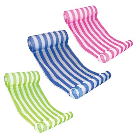 Ocean Blue Key West Water (3 Pack) Hammock for Swimming Pools, 3 Pack ...