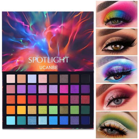 Buy UCANBE Cosluxe Ucanbe Spotlight Eyeshadow Palette, Professional 40 ...