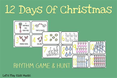 Free Printable 12 Days Of Christmas Games | Gerald Printable