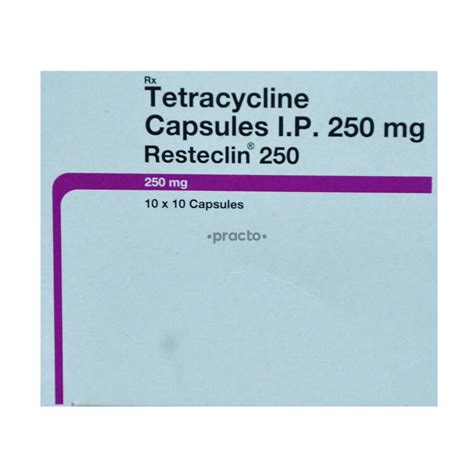 Resteclin 250 MG Capsule - Uses, Dosage, Side Effects, Price ...