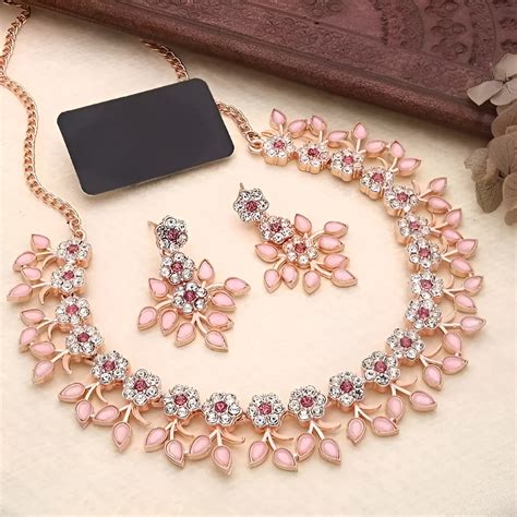 Jewels Kafe One Gram Gold Plated Necklace Set - Jewels Kafe